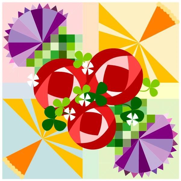 Sew Much Fun Block Tour Orange Blossom Quilt Design Studio, LLC